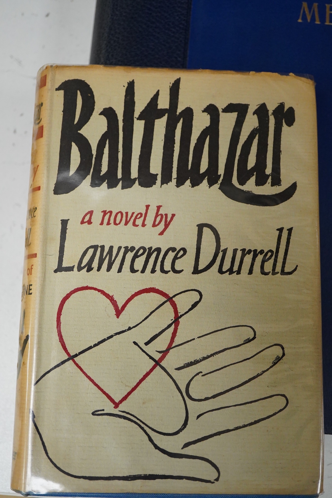 Durrell, Lawrence, Balthazar, first edition, Faber and Faber, London 1958, Mountolive, first edition Faber and Faber, London 1958, Clea, first edition, Faber and Faber, London 1960, Somerset Maugham, The Razor’s Edge, fi